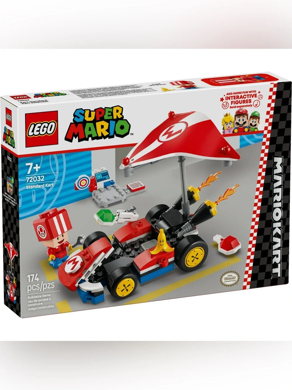 LEGO Super Mario: Mario Kart Standard Kit - Collectible Toy Building Set QQ
